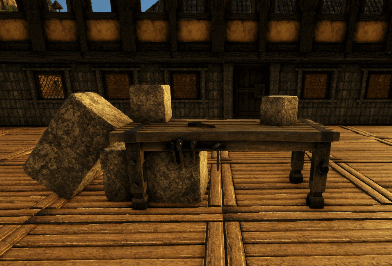 Stone Working Station