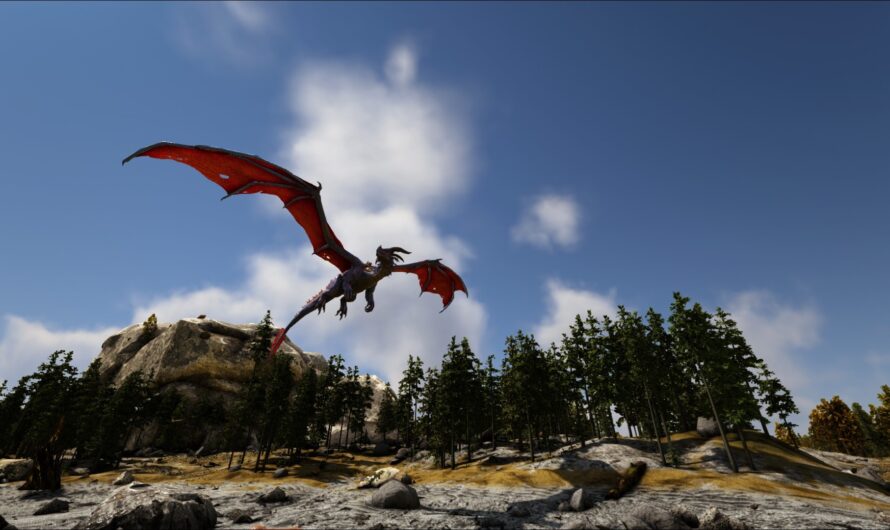 Roter Drache